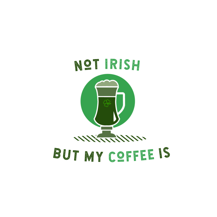 0% Irish But My Coffee Is | St.Patricks Day | Unisex T-shirt - Image 10