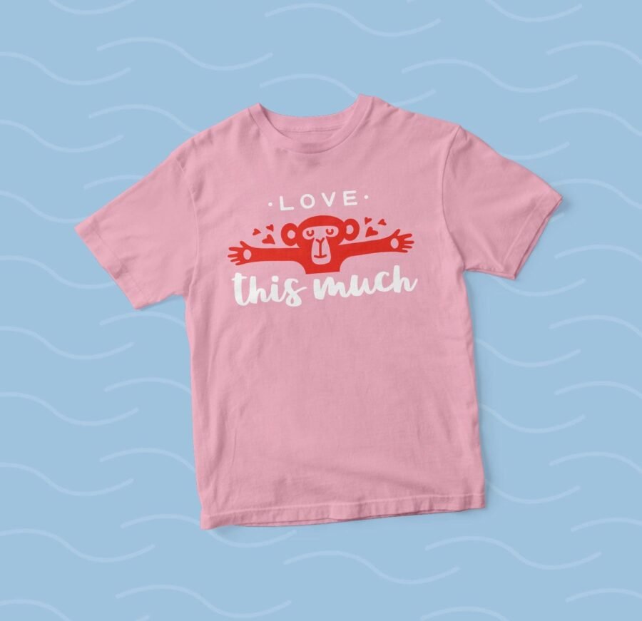 Infant "I Love This Much" Fine Jersey Tee