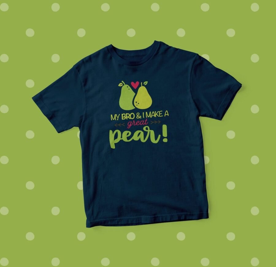 Kid's "My Bro & I make a good Pear" Jersey Tee