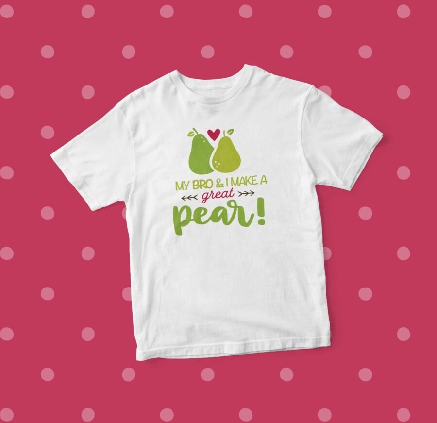 Kid's "My Bro & I make a good Pear" Jersey Tee