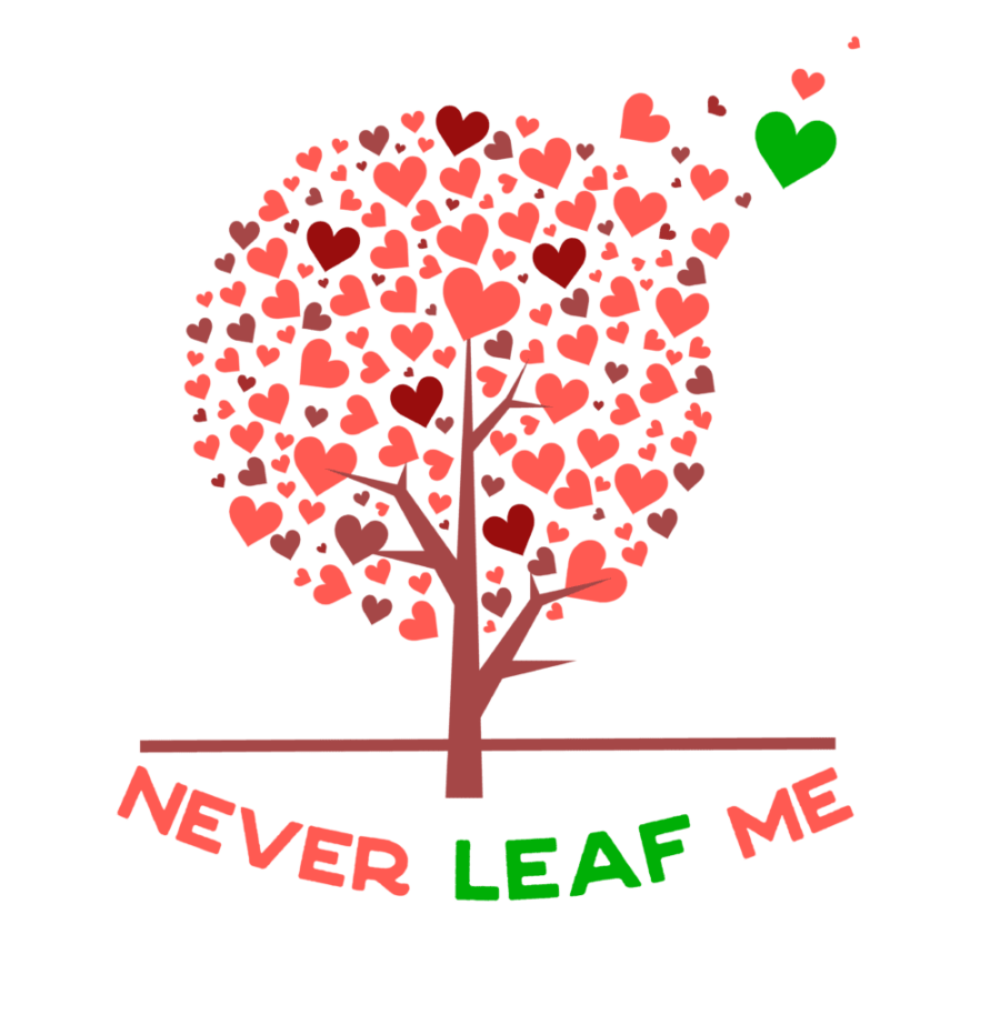 “NEVER LEAF ME” Heart Fluttering Tree Tee - Image 8