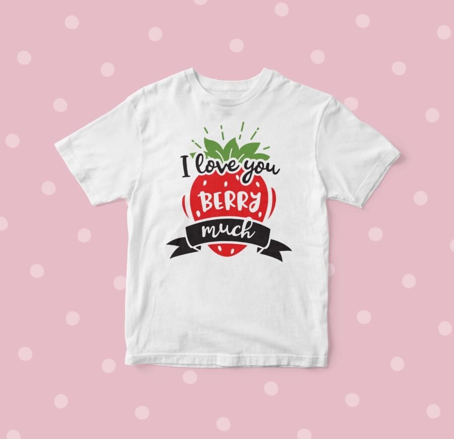 I Love You Berry Much" Infant Fine Jersey Tee