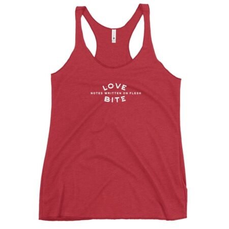 LOVE BITE Women's Racerback Tank is the correct product name in the sentence.