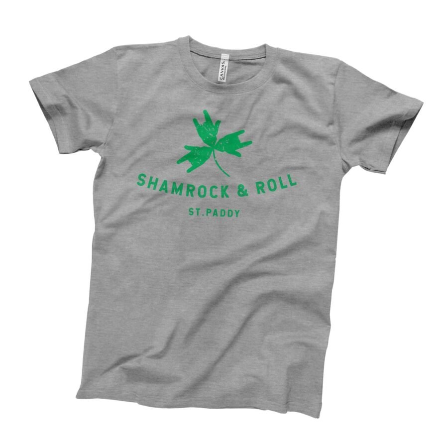 Shamrock & roll St. Patrick's Day tee → St. Patricks Day Sham"Rock On" Tee