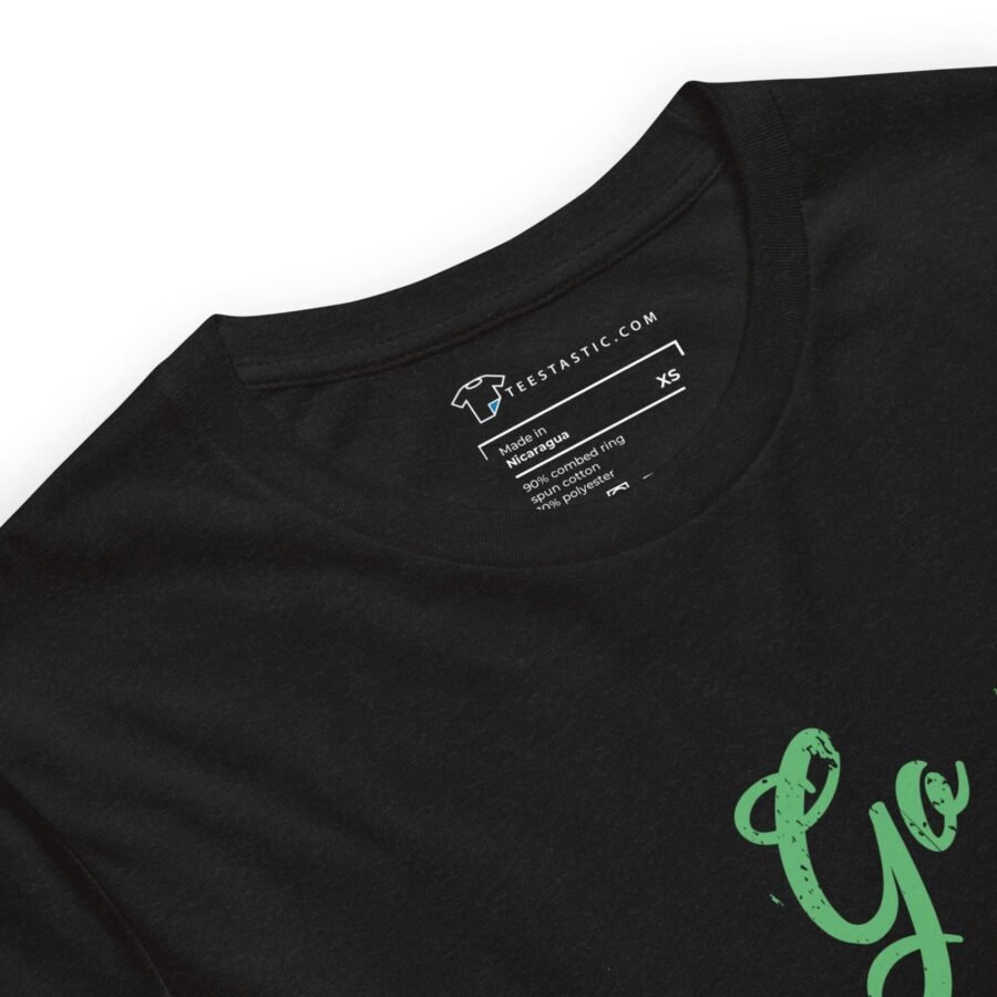 A "Go Luck Yourself" St. Patricks Unisex T-shirt with green lettering.
