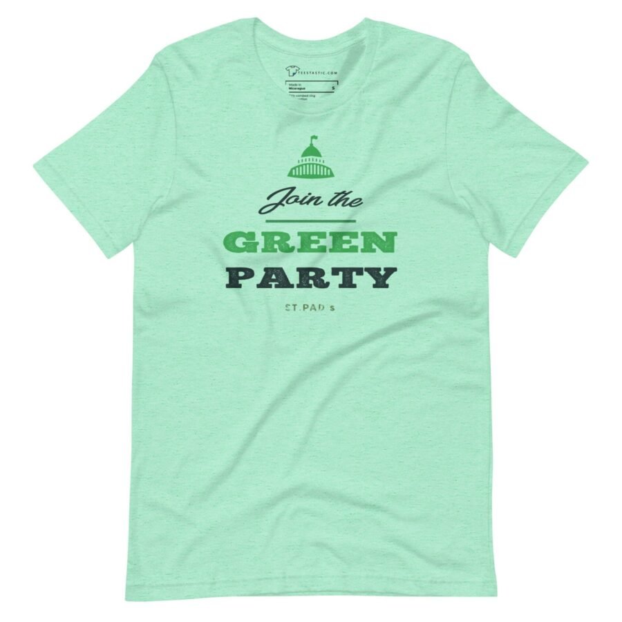 A Join the Green Party St. Patrick's Day Unisex t-shirt.