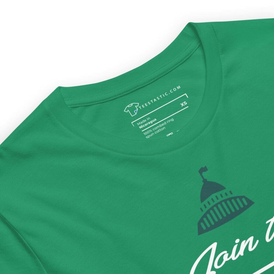 A Join the Green Party St.Patricks Day Unisex t-shirt that is suitable for St. Patrick's Day.