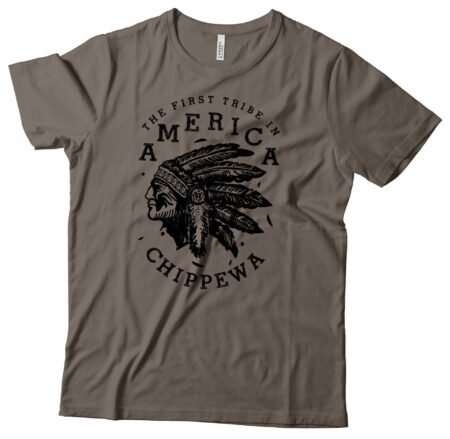 American Vintage Chippewa Tribe Unisex Heavy Cotton Tee.