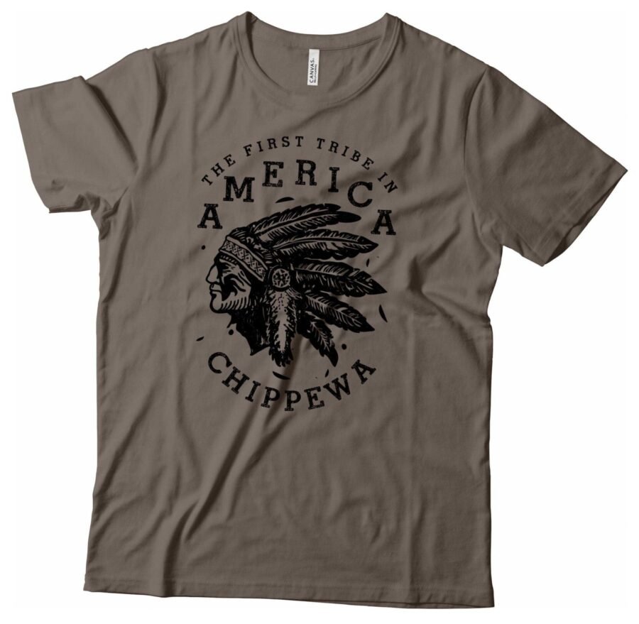 American Vintage Chippewa Tribe Unisex Heavy Cotton Tee.