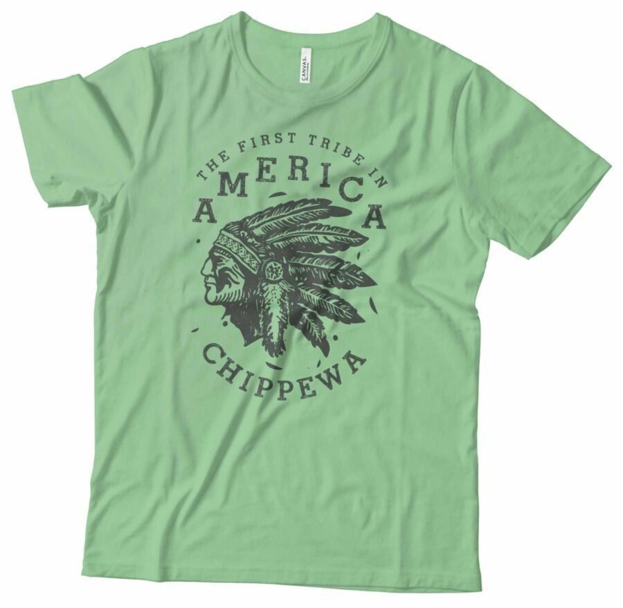 The first American Vintage Chippewa Tribe Unisex Heavy Cotton Tee.