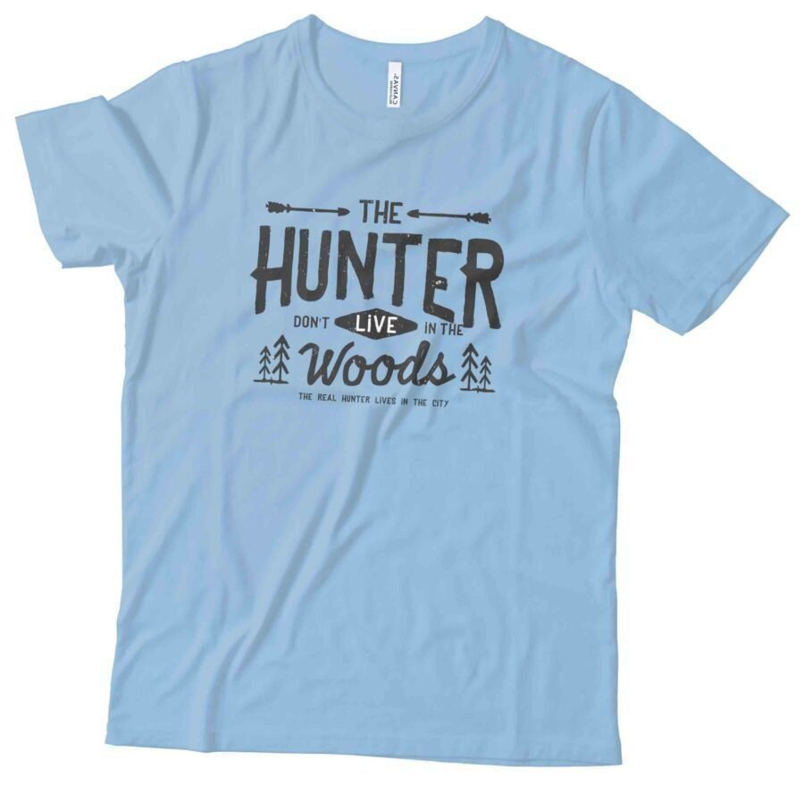 The AMERICAN VINTAGE HUNTER Unisex Ultra Cotton Tee features an AMERICAN VINTAGE design for hunters.
