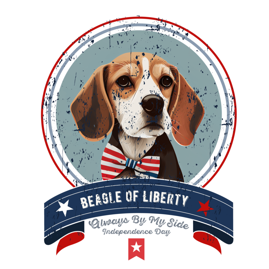 Independence Day 4th July | BEAGLE LIBERTY | Unisex Heavy Tee - Image 8