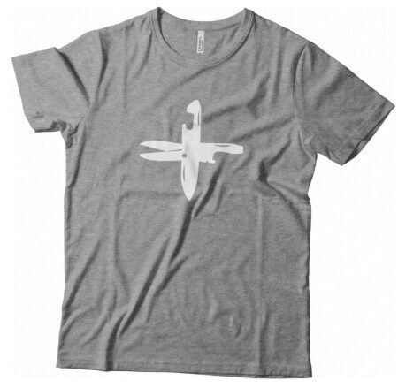 A Swiss Knife Cross Design T-shirt Unisex Heavy Cotton Tee.