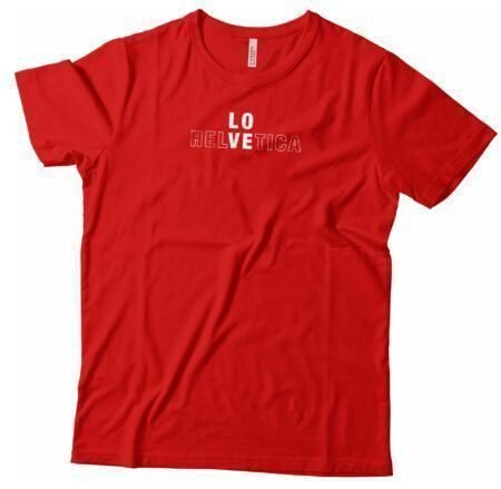 A Love Switzerland Helvetica t-shirt with the word la venezia on it.