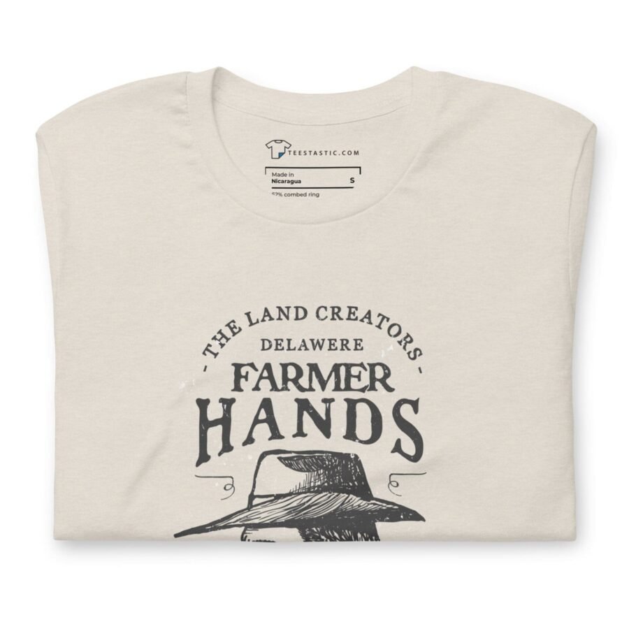 The [Product Name] FARMERS HANDS Unisex T-Shirt.