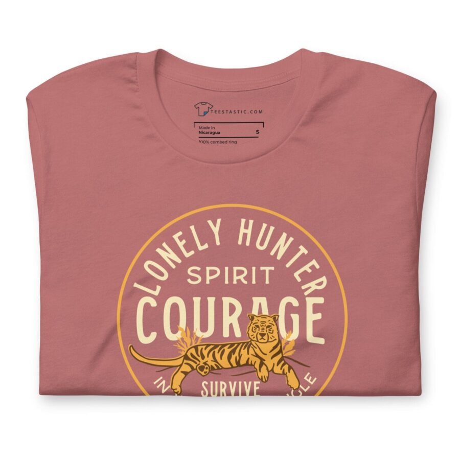 A The LONELY HUNTER with COURAGE Unisex T-Shirt.