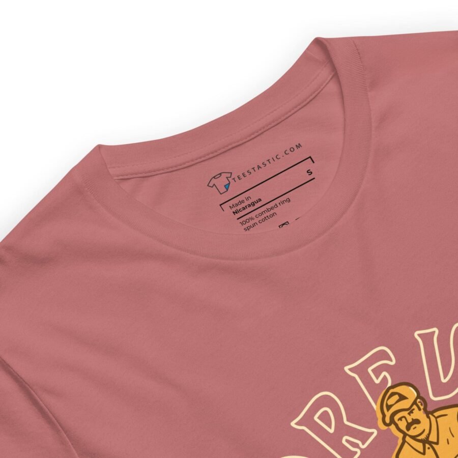 A pink FOREVER BEST FRIEND DOG Unisex T-Shirt featuring a man wearing a hat and his best friend dog.