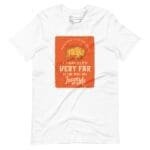 A white I TRAVELED SO FAR TO FIND MYSELF Unisex T-Shirt.