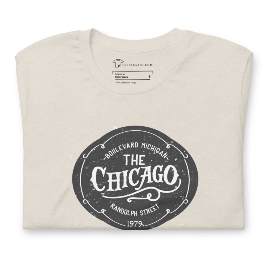 The Chicago Unisex T-Shirt available in beige.