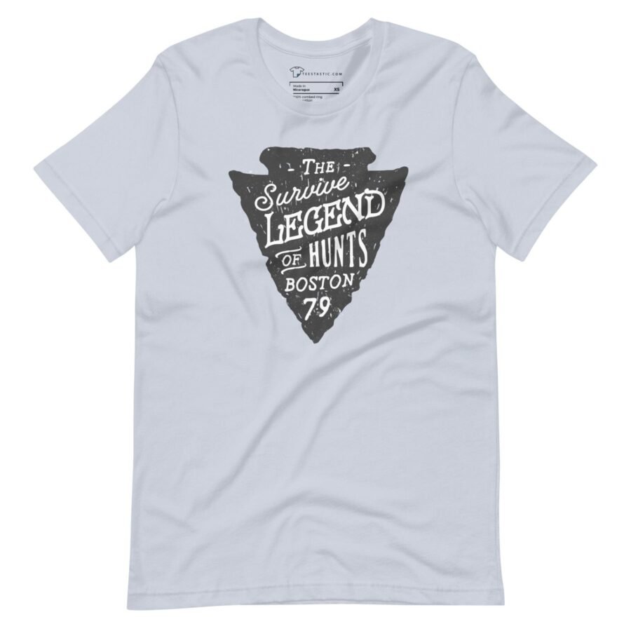 A white The Survival Legend Unisex t-shirt.