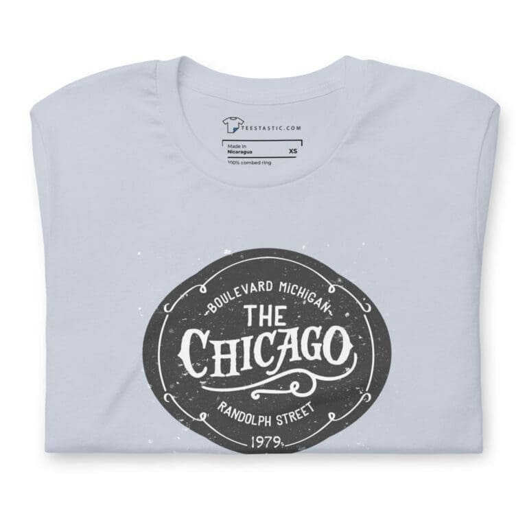 The [The Chicago Unisex T-Shirt] is the product that was mentioned.