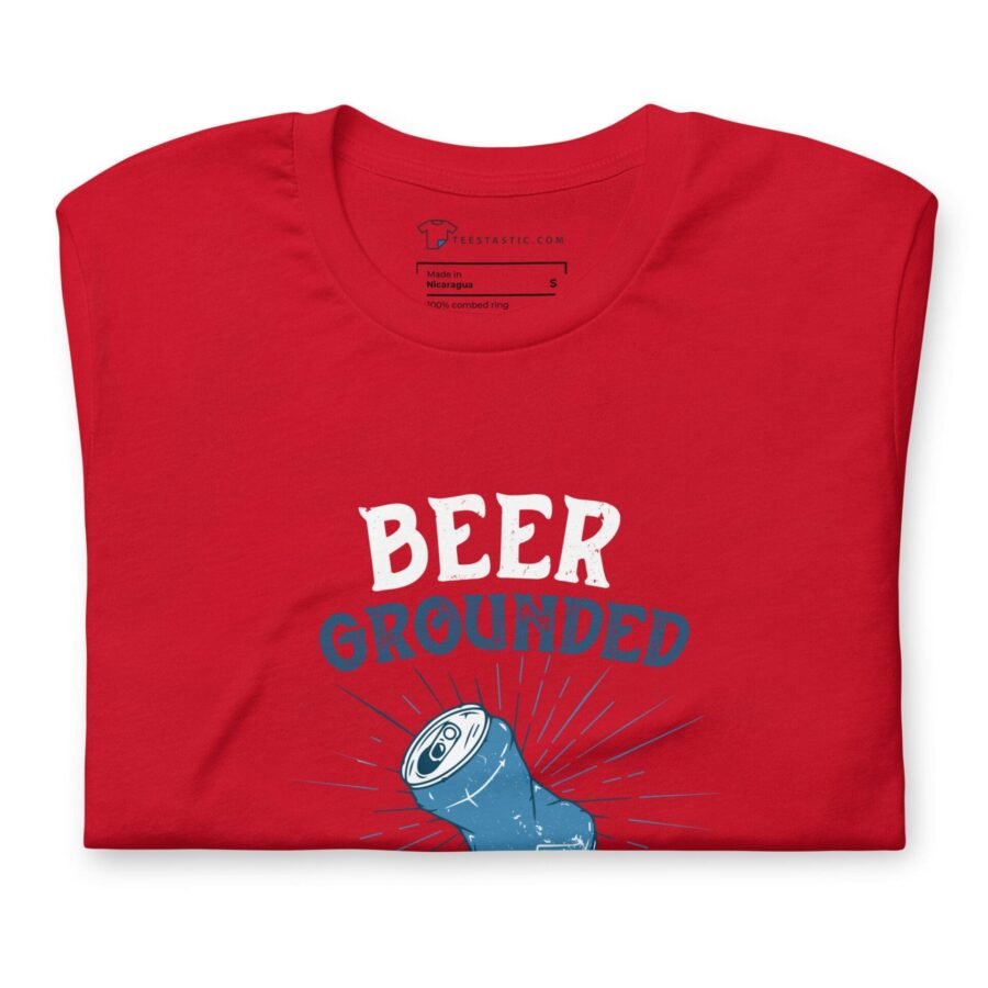 The Beer Grounded, It Was Lagering with the Wrong Crowd T-shirt.