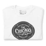 The product name remains the same: The Chicago Unisex T-Shirt.