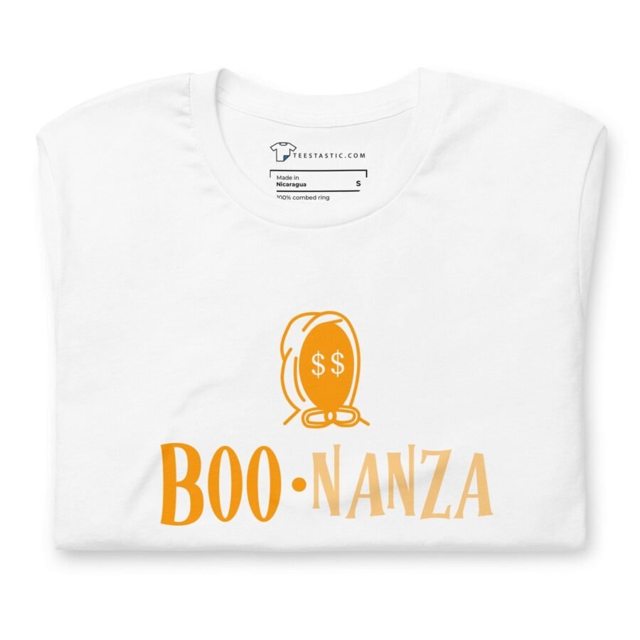 A Halloween-themed Halloween BOO-nanza Unisex t-shirt.