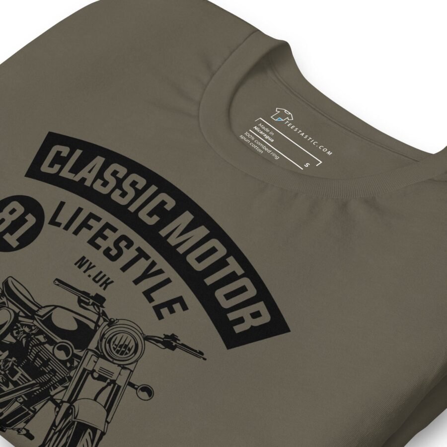 Classic Motor Lifestyle Unisex t-shirt.