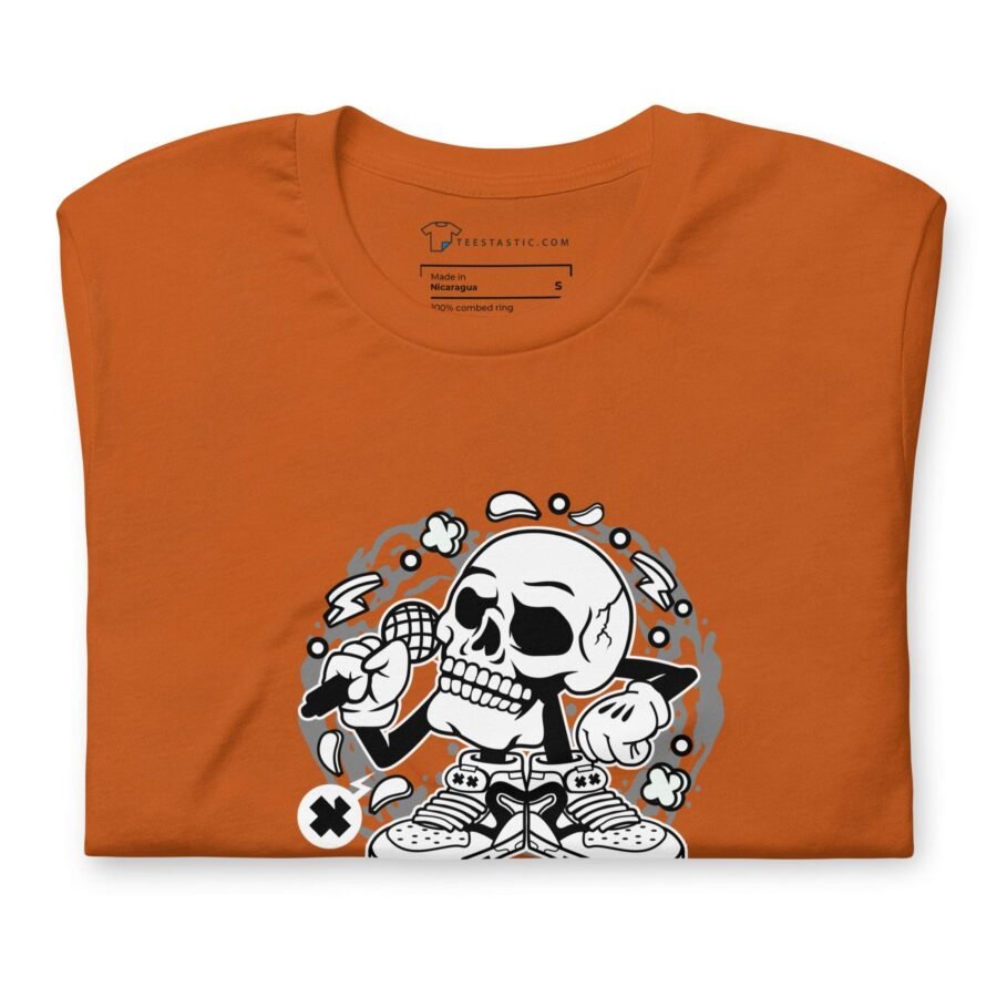 A BOO-sical Skull Unisex t-shirt with a skull image.