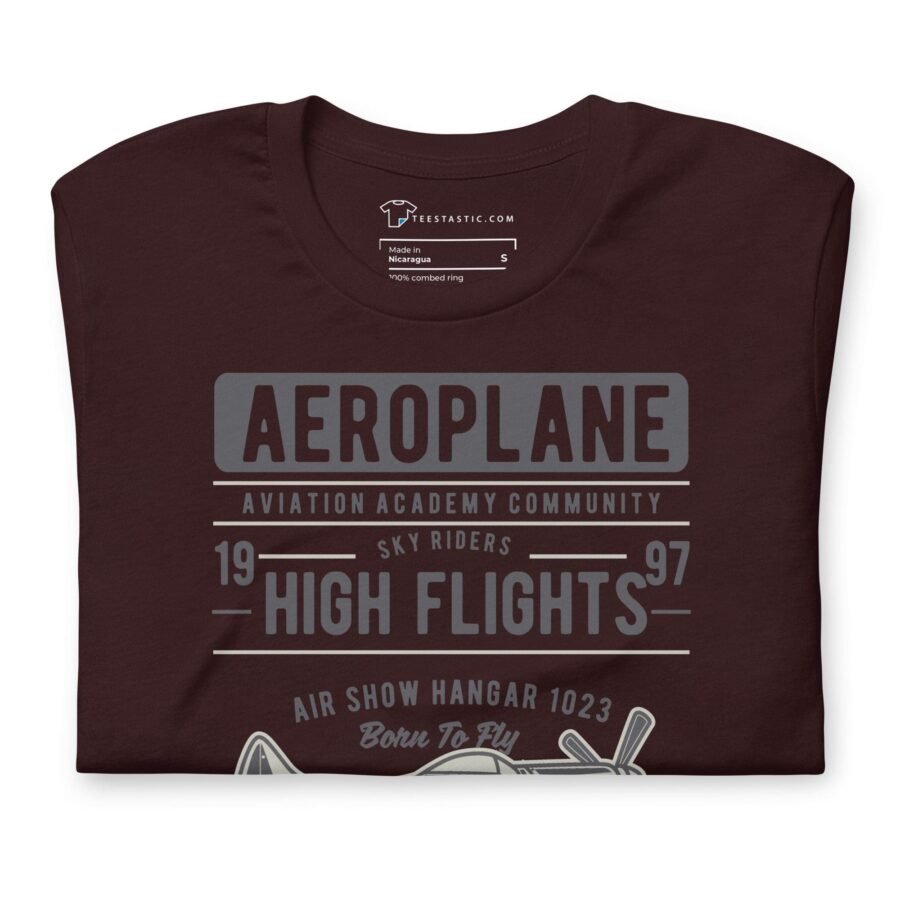 A t-shirt featuring Acrobatics Airplanes.