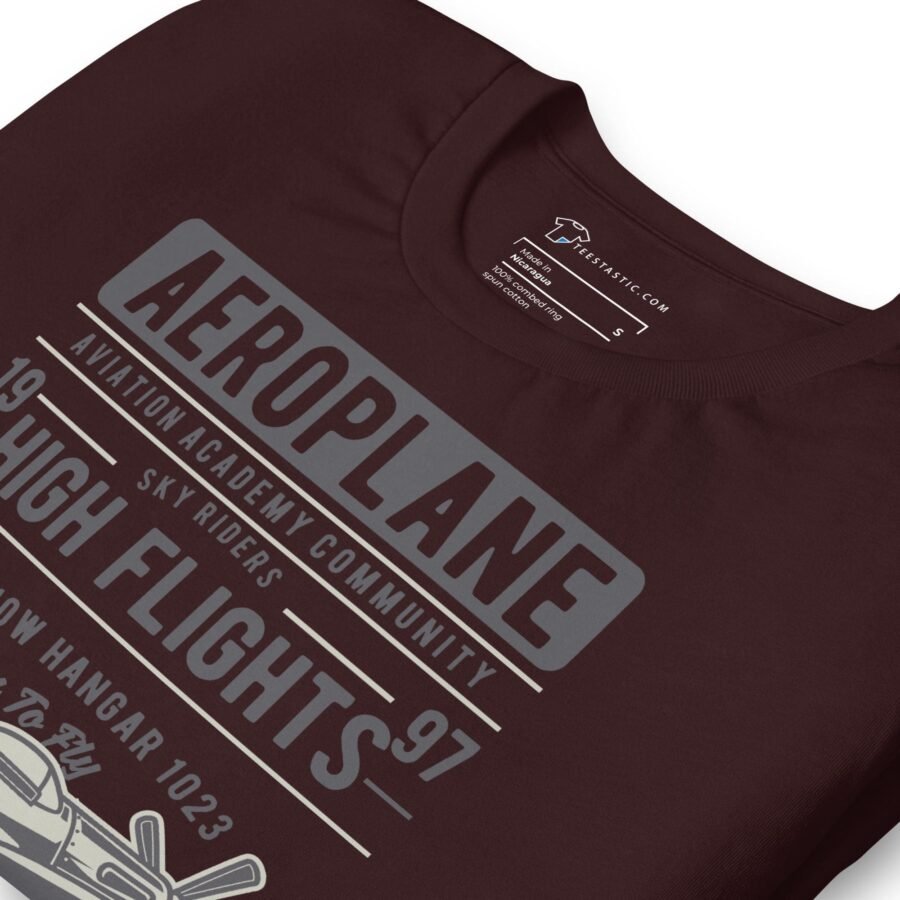 Maroon Acrobatics Airplanes | Sky's Limit | Unisex t-shirt.