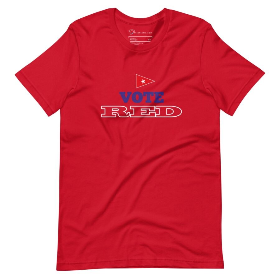 Vote Red t-shirt, vote Reed.