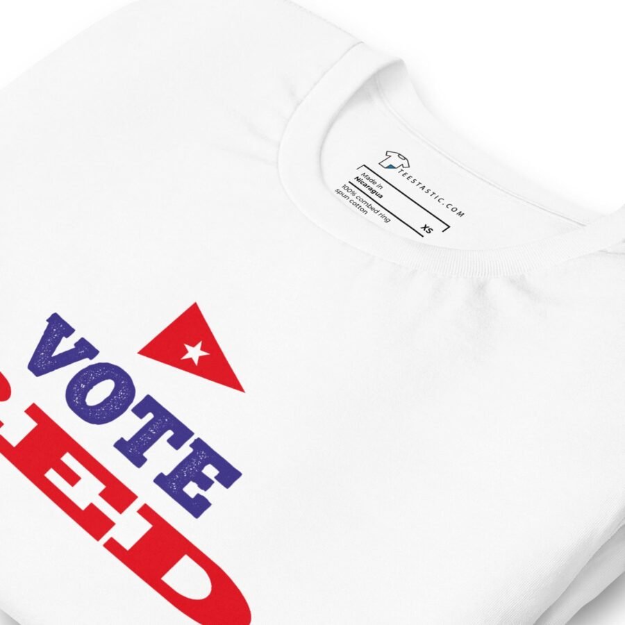 A Vote Red | Elections 2024 | Unisex T-shirt that says vote red.