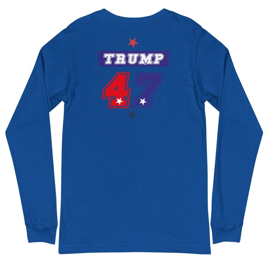 TRUMP 47 | Elections 2024 | Unisex Long Sleeve Tee - Image 3