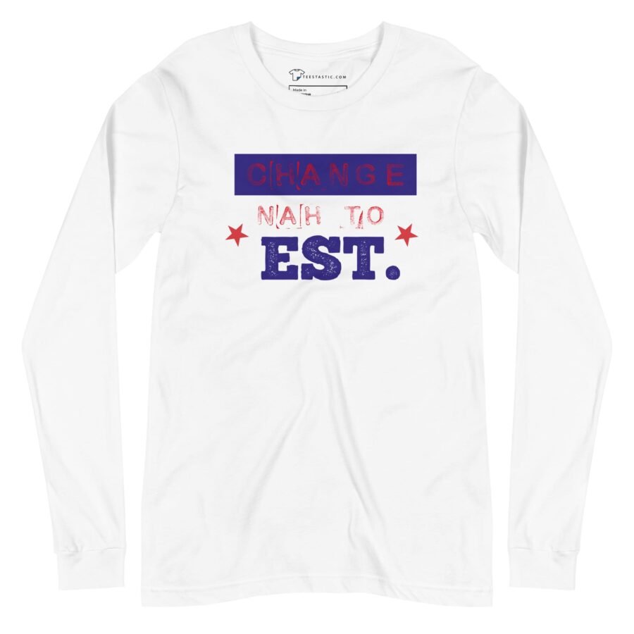 No To Est. Vivek | Elections 2024 | Unisex Long Sleeve Tee