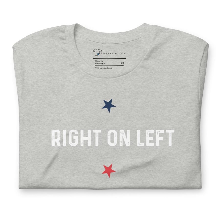 Democrat Right on Left | Election 2024 | Unisex Heavy Cotton Tee - Image 4