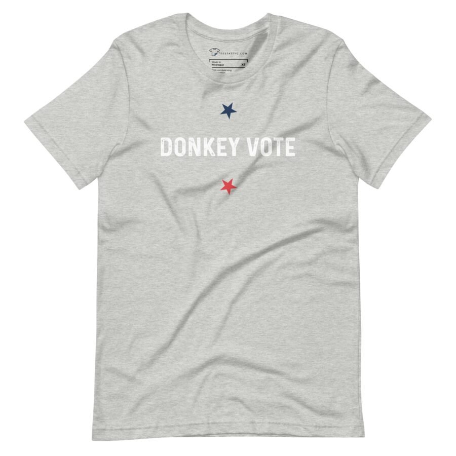 Democrat Donkey | Election 2024 | Unisex Heavy Cotton t-shirt - Image 2