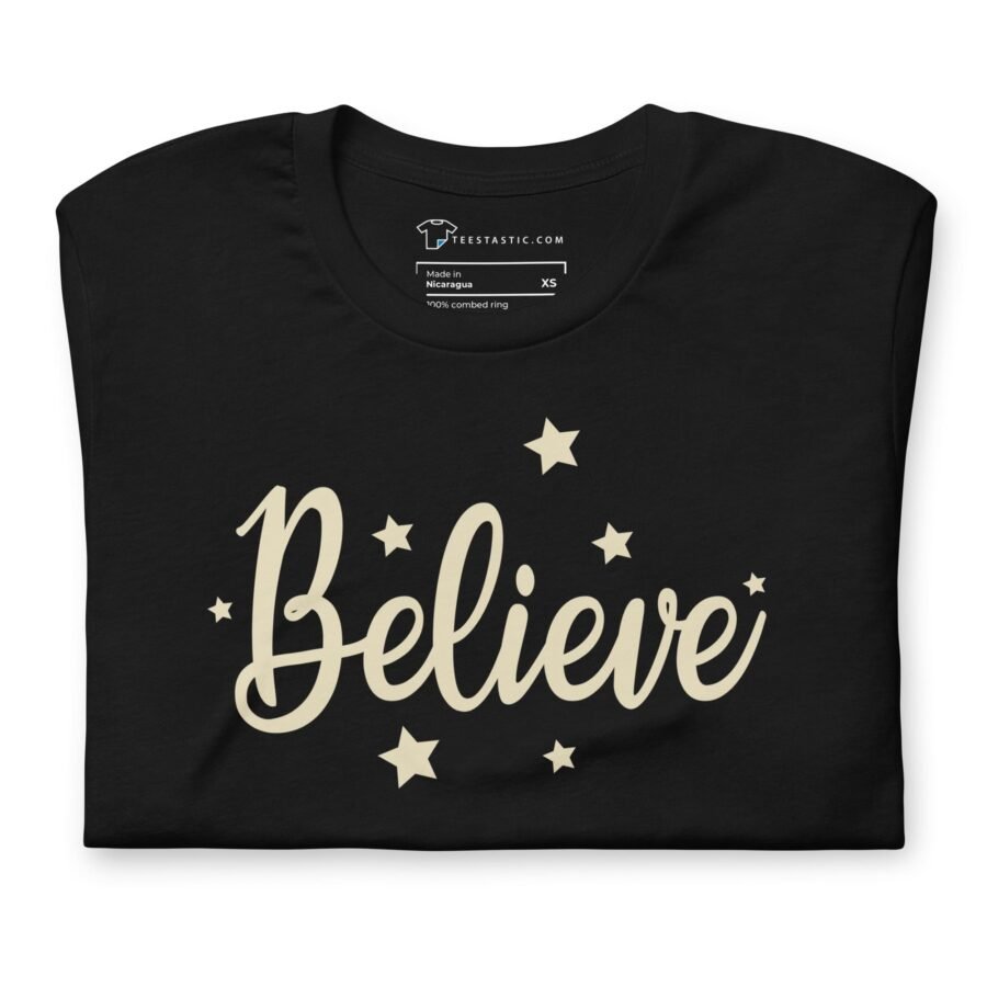 Believe | Christmas Festive Season | Unisex t-shirt - Image 3