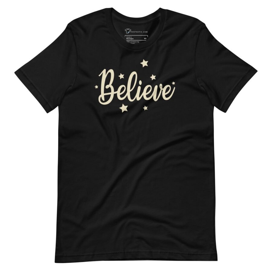 Believe | Christmas Festive Season | Unisex t-shirt - Image 2