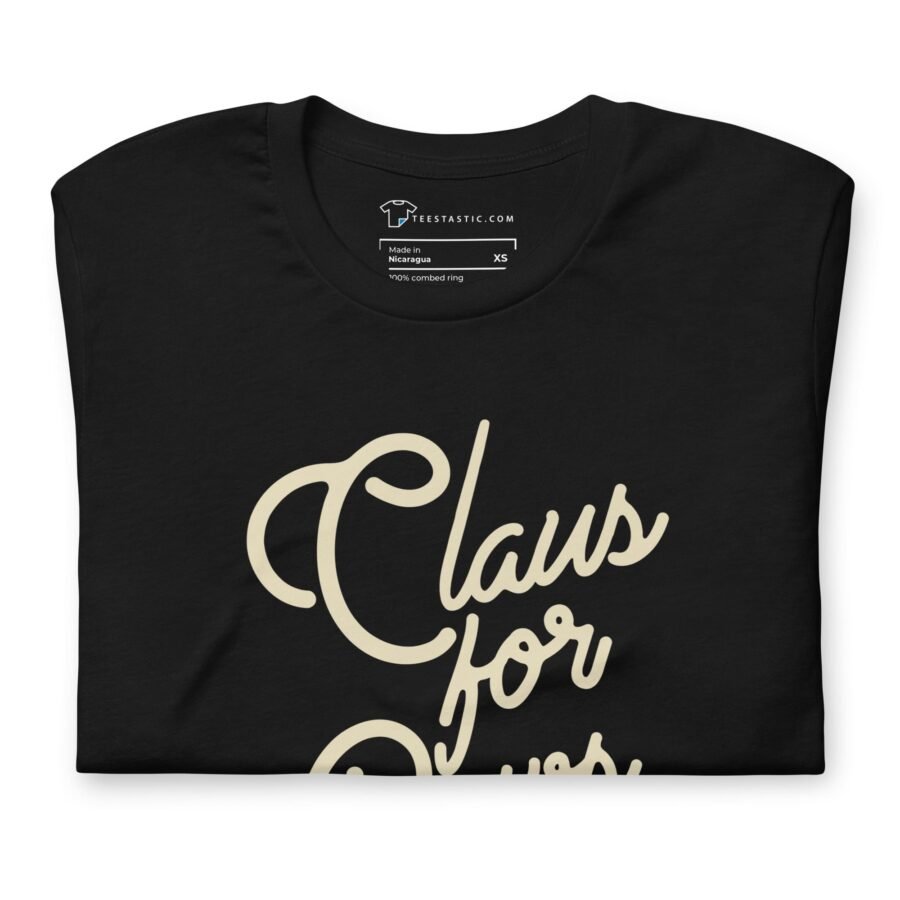 Claus For Paws | Christmas | Dog | Unisex -shirt - Image 3