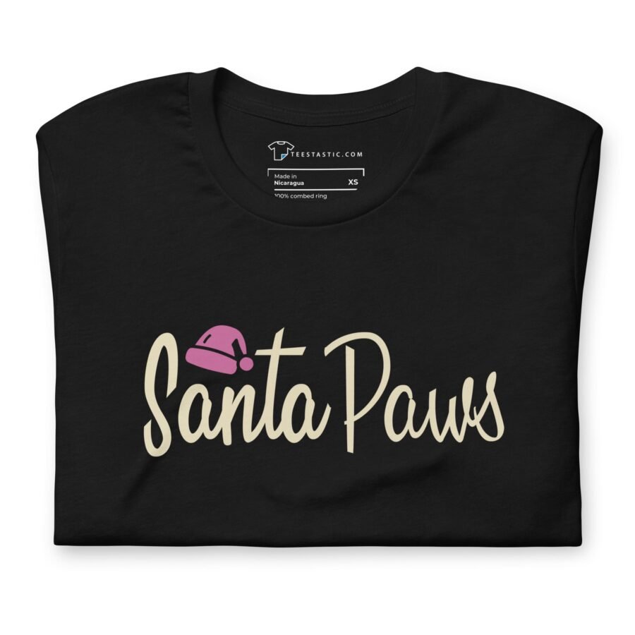 Christmas Dog | Festive Season | Unisex Tee | Santa Paws Apparel - Image 4