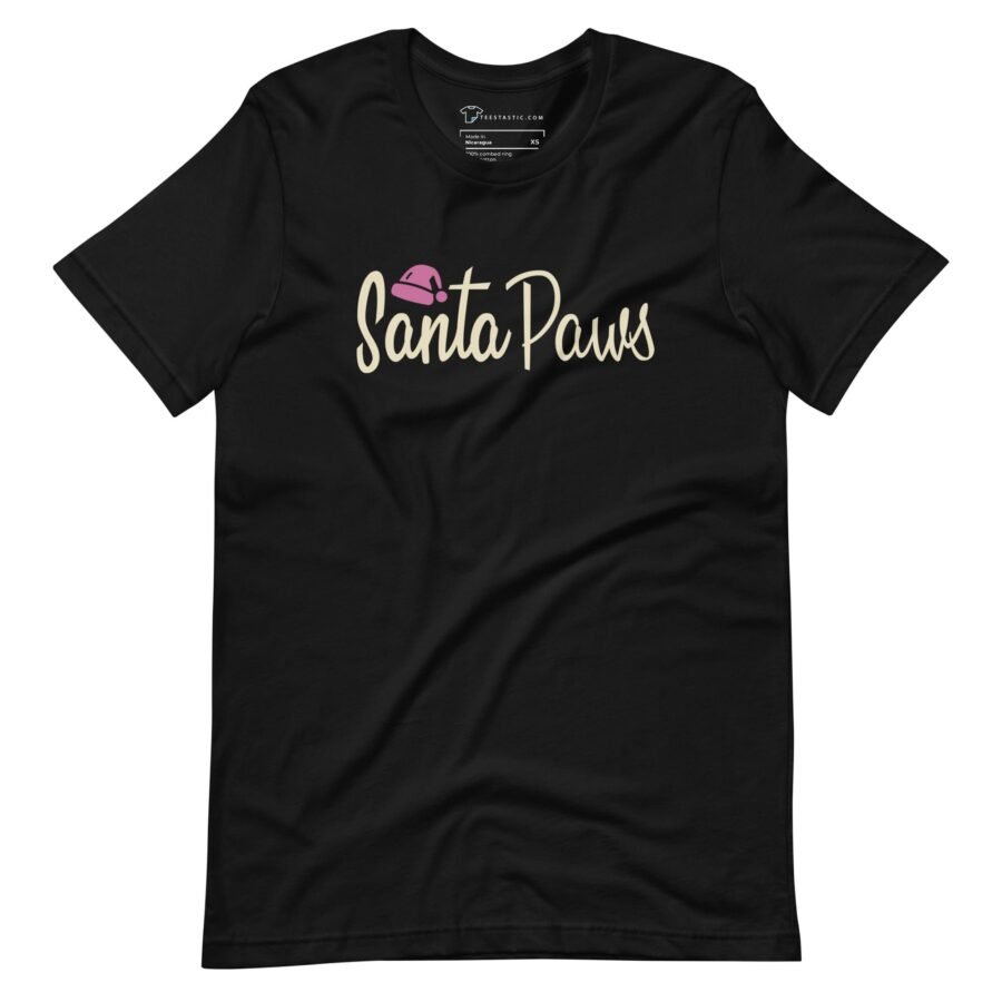 Christmas Dog | Festive Season | Unisex Tee | Santa Paws Apparel - Image 2