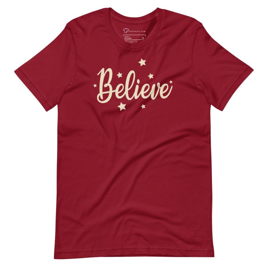 Believe | Christmas Festive Season | Unisex t-shirt - Image 5