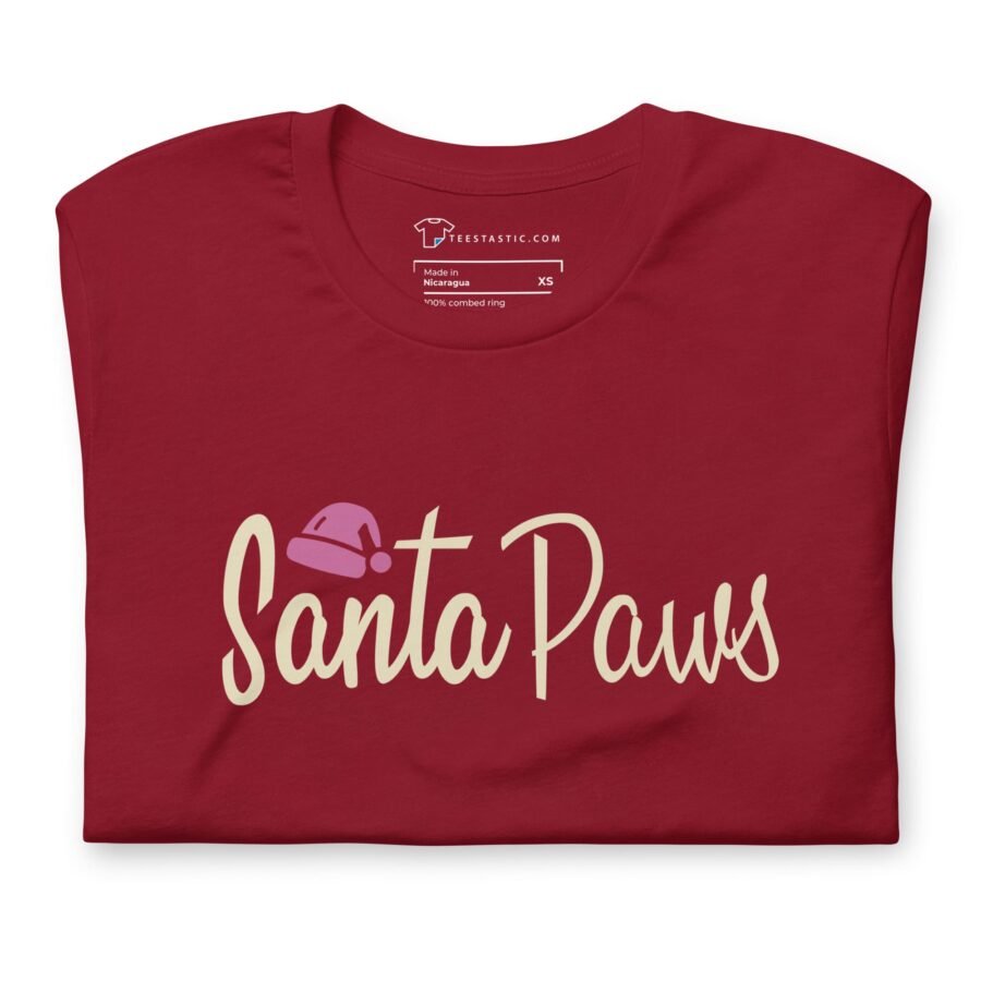 Christmas Dog | Festive Season | Unisex Tee | Santa Paws Apparel - Image 7