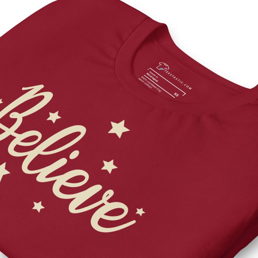 Believe | Christmas Festive Season | Unisex t-shirt - Image 7