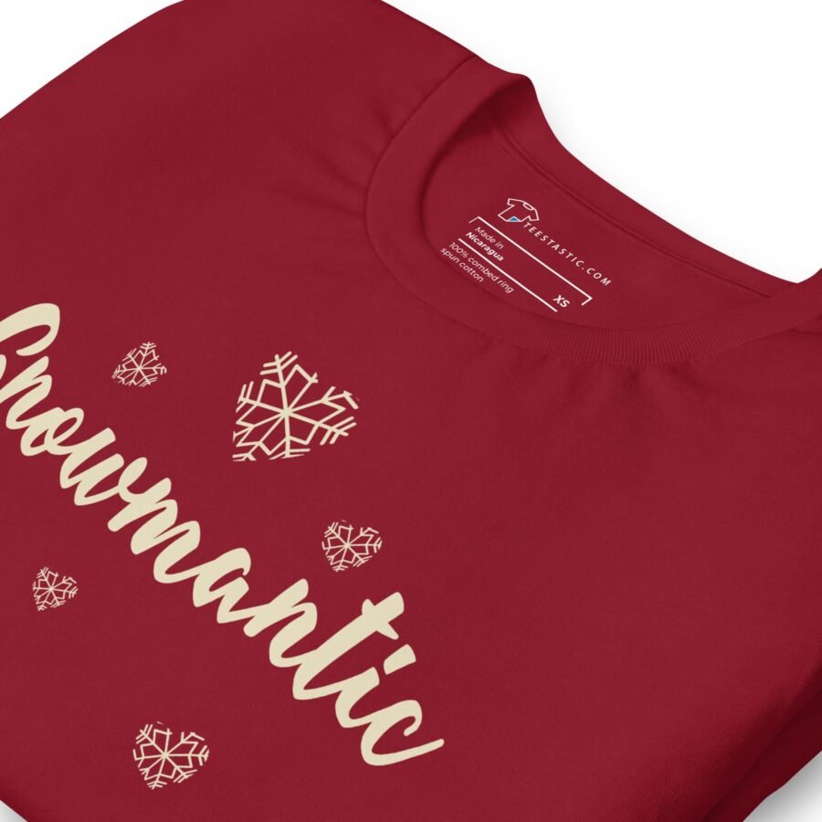 Snowmantic | Christmas Festive Season | Unisex Heavy Cotton Tee - Image 6