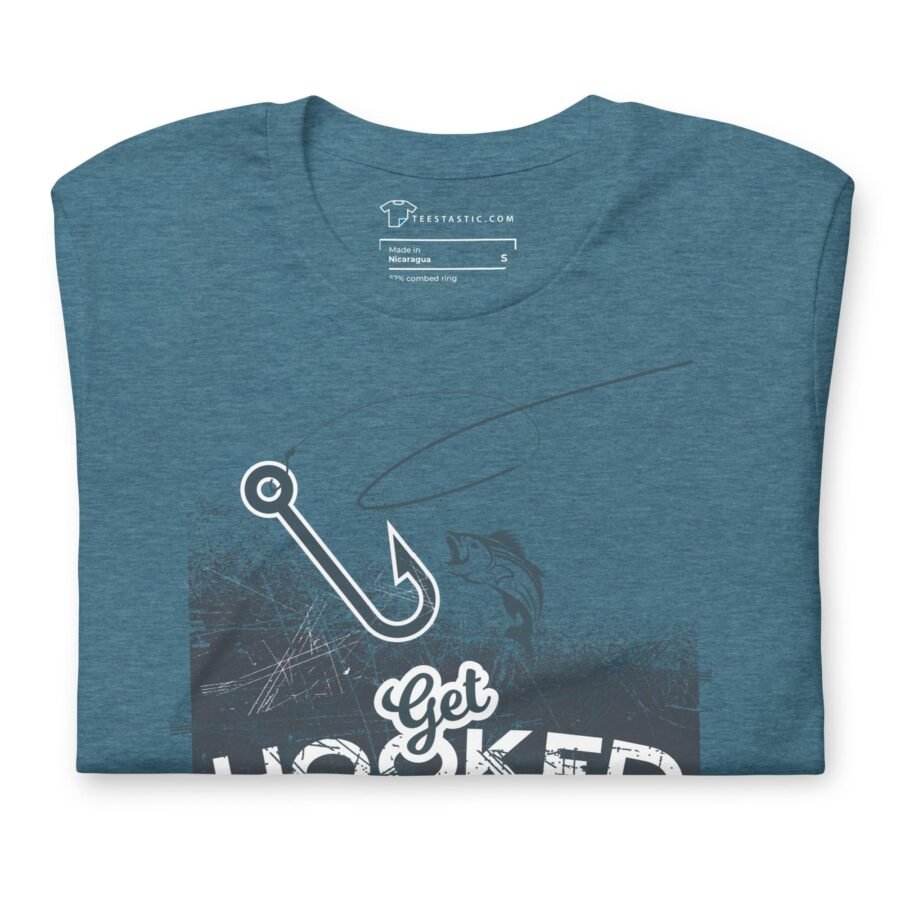 Get Hooked | Fishing | Unisex T-shirt - Image 7