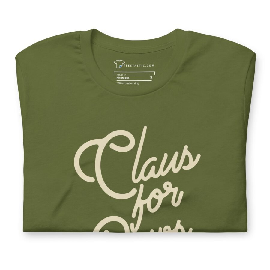 Claus For Paws | Christmas | Dog | Unisex -shirt - Image 7