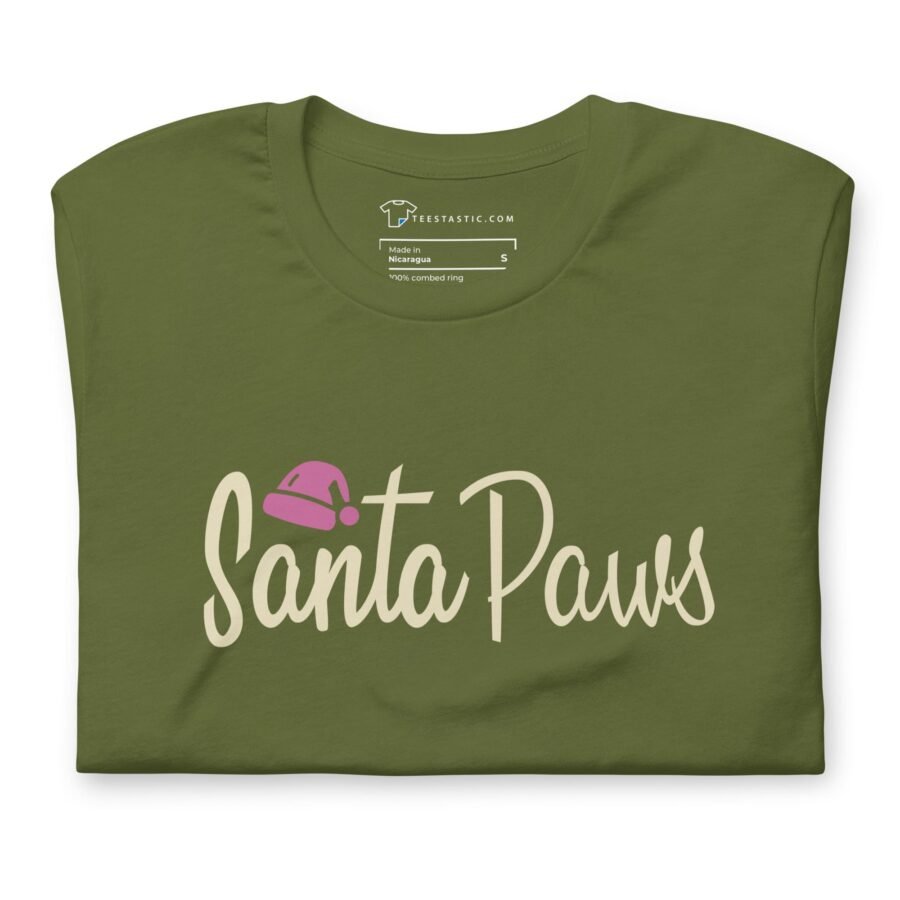 Christmas Dog | Festive Season | Unisex Tee | Santa Paws Apparel - Image 13